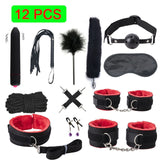 Exotic Sex Products For Adults Games Leather Bondage BDSM Kits Handcuffs Sex Toys Whip Gag Tail Plug Women Sex Accessories