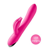 10 Speed G pot Vibrator USB Rechargeable Powerful Dildo Rabbit Vibrator for Women Clitoris stimulation Massage Adult sex toys