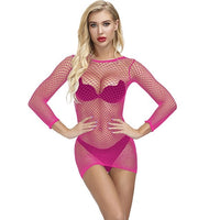 Sexy Lingerie V-Neck Lace Sexy Dress With G string Garter Women Transparent Sex Underwear Babydoll Sleepwear Erotic Costume