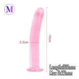 Glass Dildo Pink Rose Flower Shape Vaginal Anal Butt Plug Self Comfort Masturbator Sex Toys for Woman